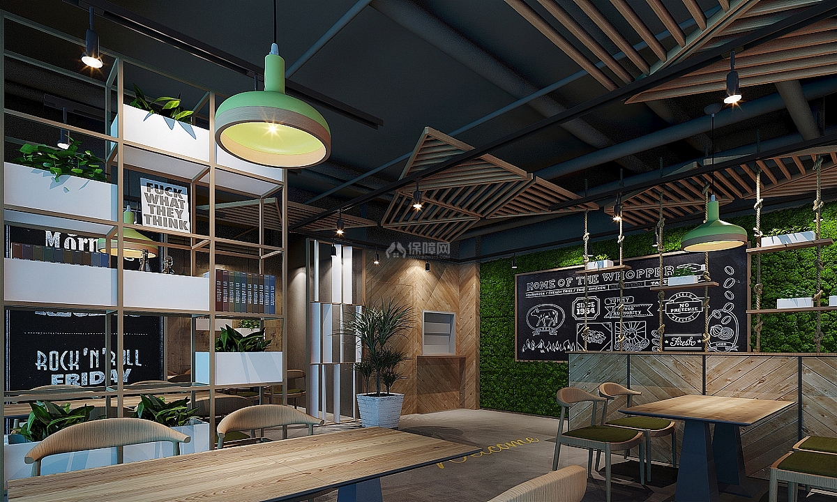 好肚牛肚餐饮店工装设计效果图案例解析