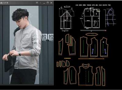 从纸样到成衣 男式Polo衫与立领夹克衫的服装打版制图全解析